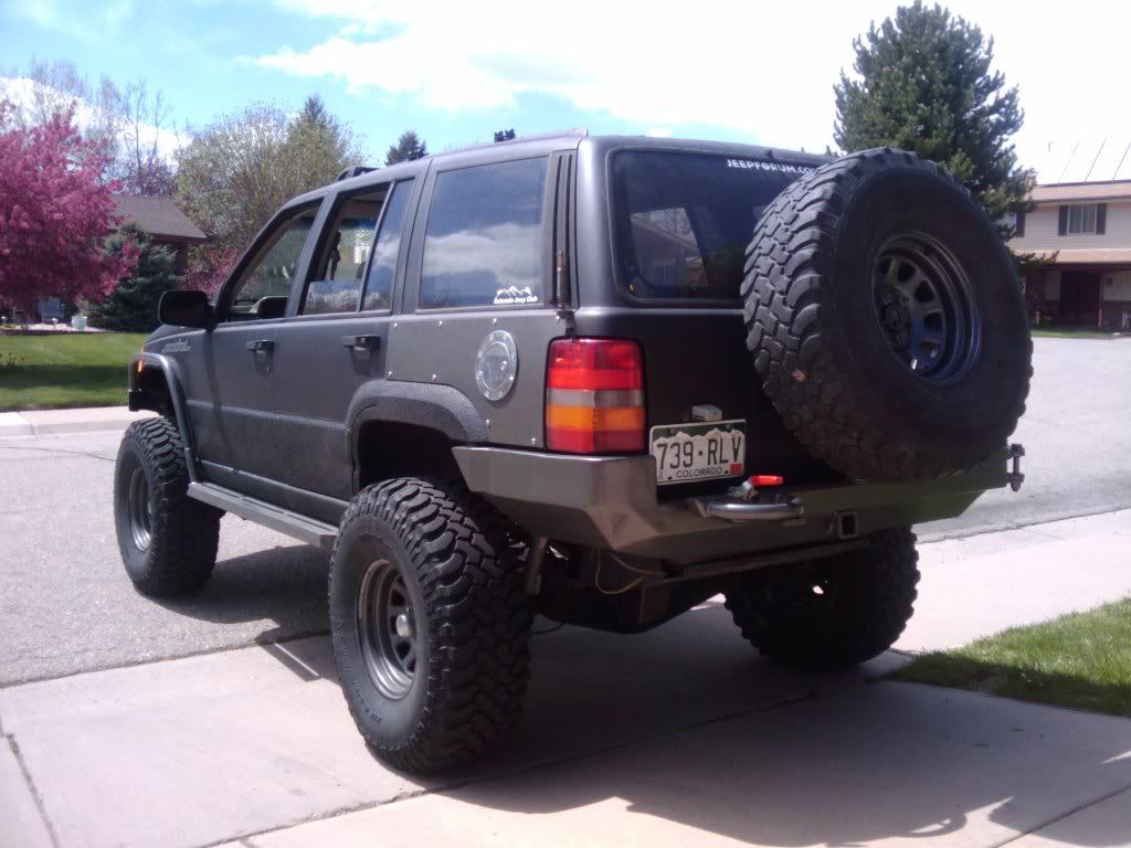 Bedliner on the exterior of an xj