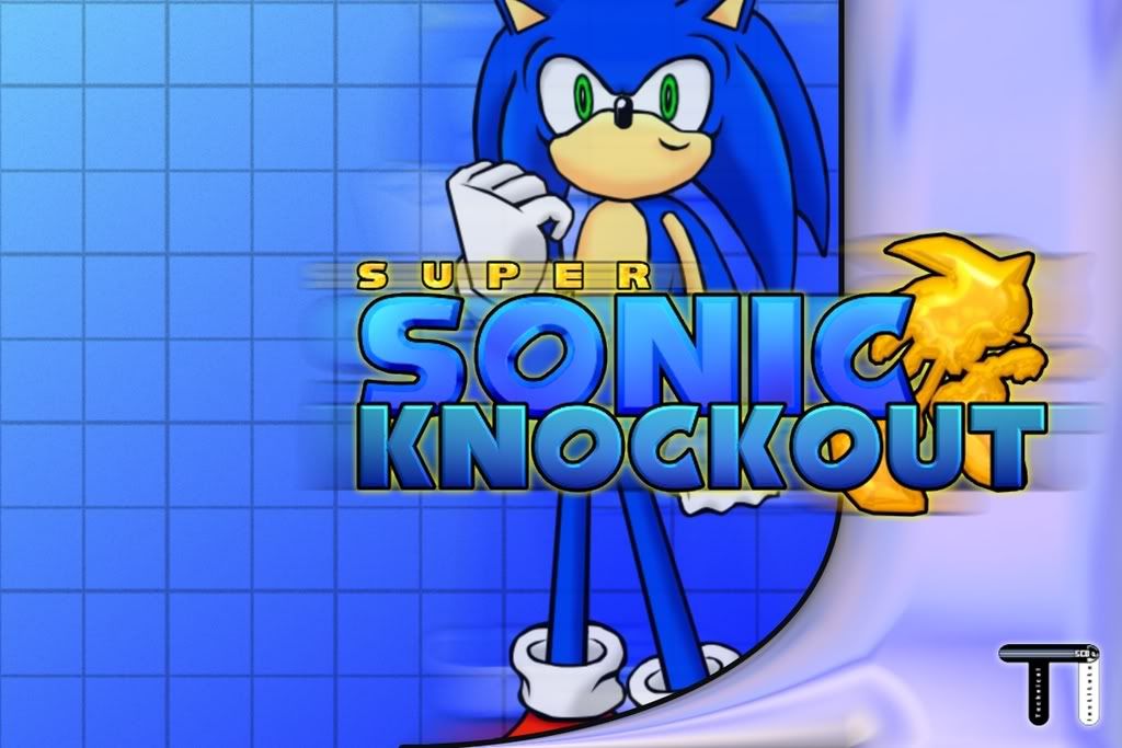 super sonic wallpaper. Super Sonic Knockout Wallpaper