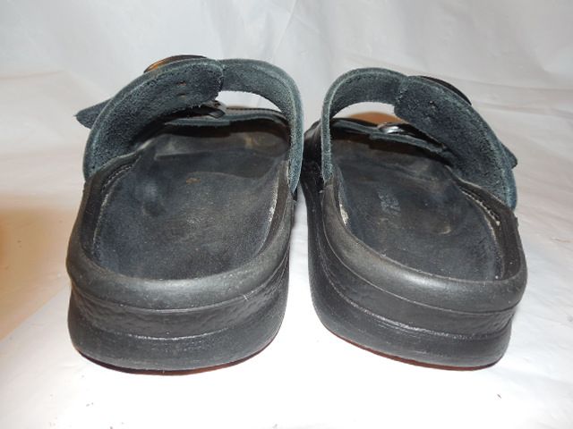 vintage black leather Birkenstock sandals removable insole SZ 37 6 ...