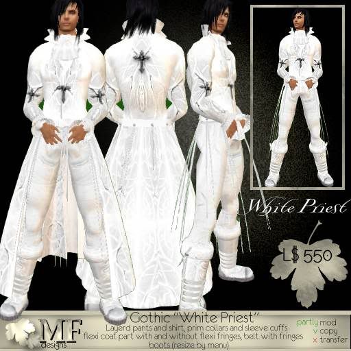 white gothic boots