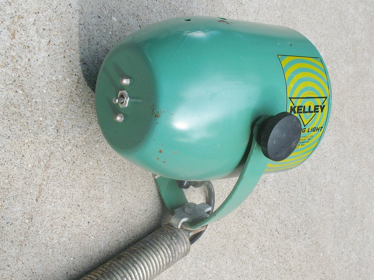 Vintage KELLEY Folding LOADING DOCK Light Lamp Industrial Overhead