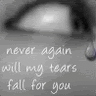 tears fall for you