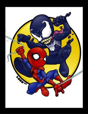 Lil venom and spider-man
