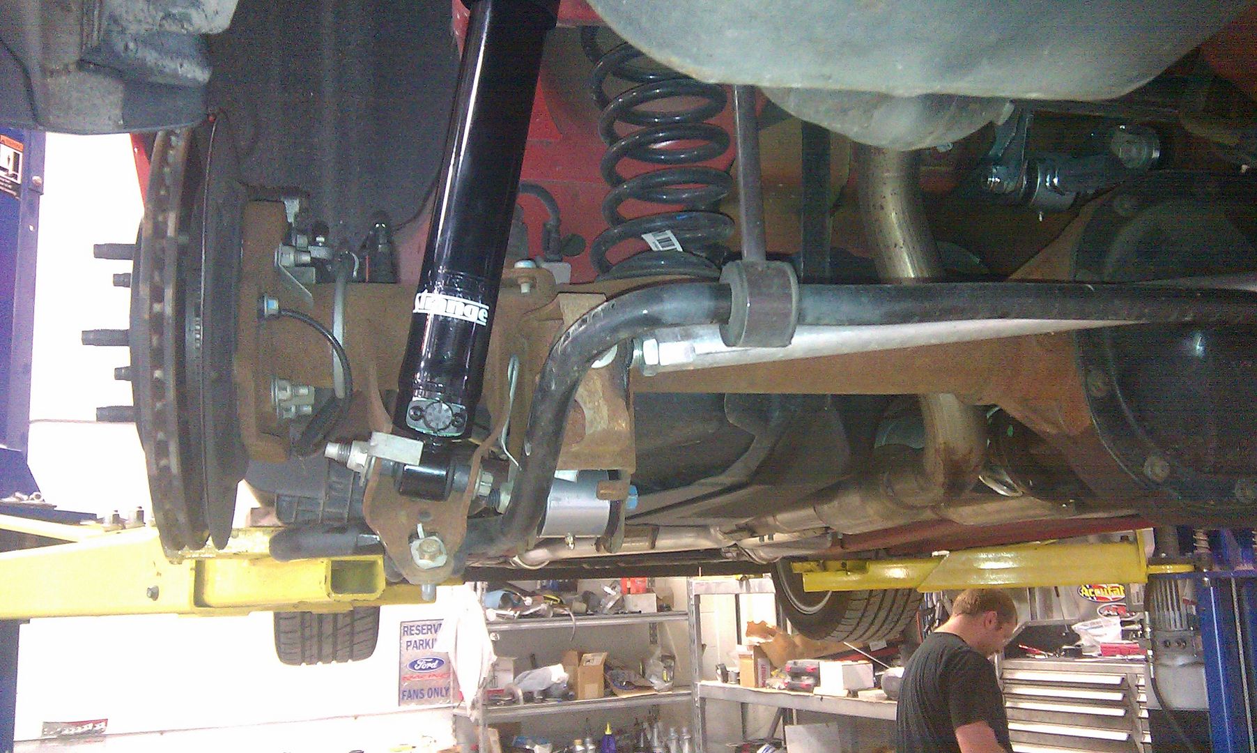UPR LCA's and Strange 10 way adjustable rear shocks Installed Ford