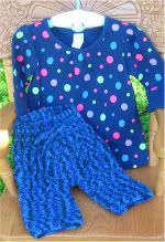 3 month size "Polka dots & Stripes" dress set