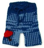 ~Reduced~"April Showers" Purewool Shorties With Umbrella Applique