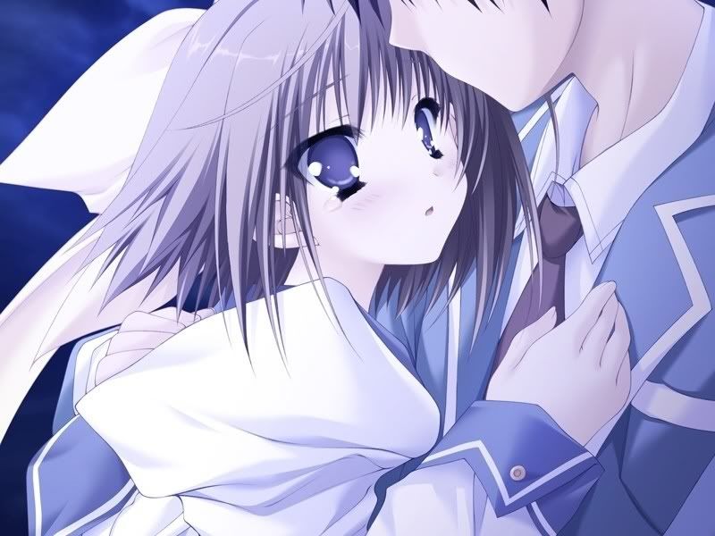 in love anime images. anime boy and girl in love.