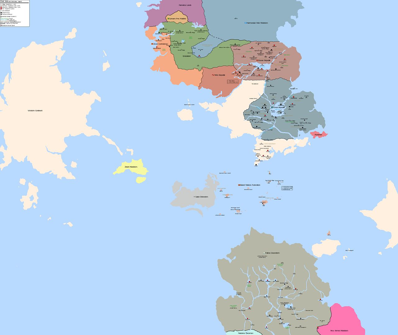 Suikoden World Map