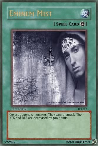 Eminem Yugioh Card