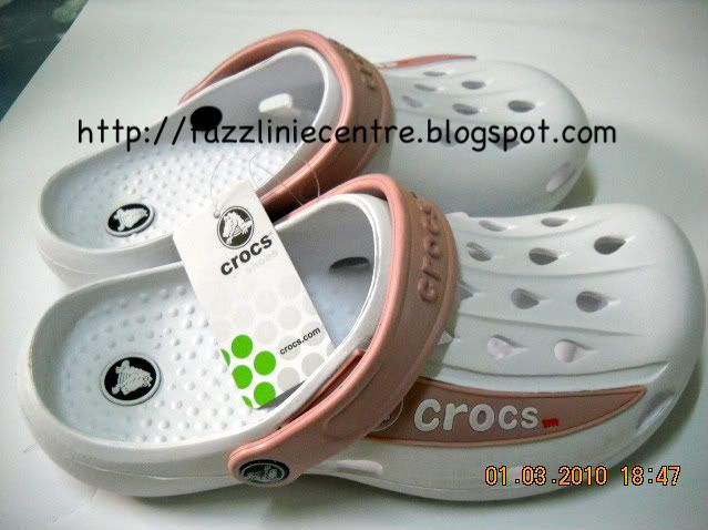 crocs,kasut,button