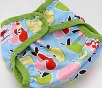 Apples and Pears Diaper Cover <p>Medium - 14-30 lbs</p> <p>Large - 28+</p>
