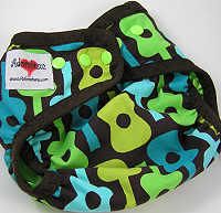 Groovy Guitars Diaper Cover - Second <p>Small - 8-15 lbs</p>