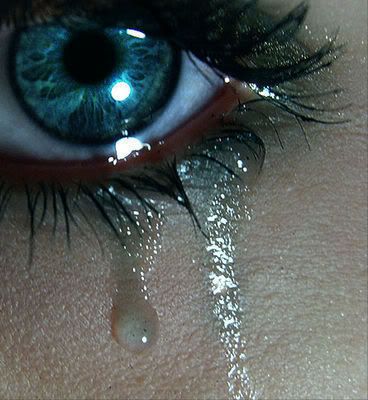 eyes with tear