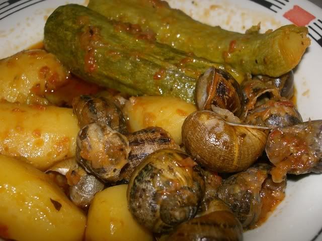 snails cooked a la hania chania crete