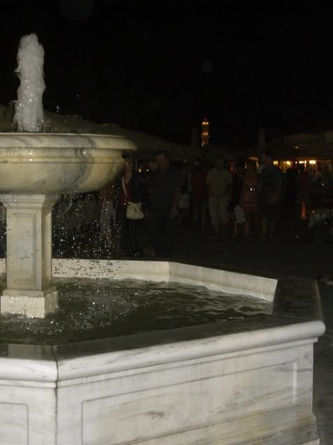 fountain lighthouse hania chania