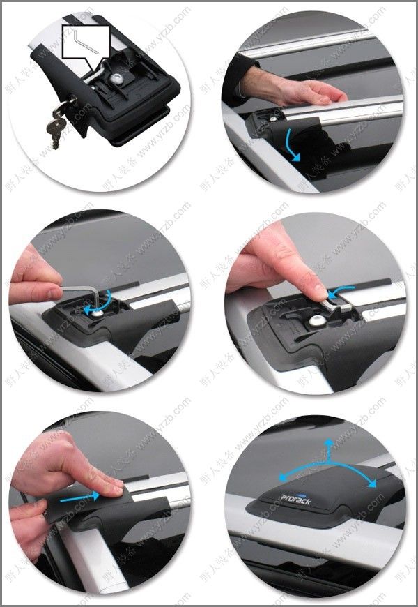 Prorack Whispbar S44 Roof Rack Cross Bar For Skoda