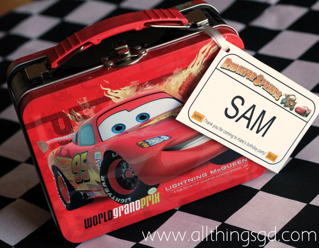 Cars Themed Birthday Party, Cars Party Favors