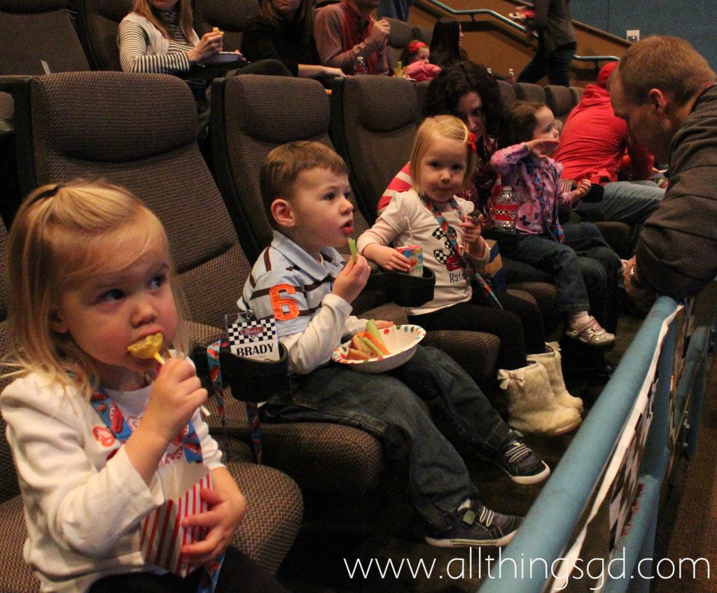 Cars Themed Movie Theater Birthday Party