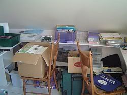 organizing scrapbook room 2