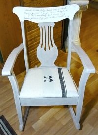 Grain Sack Rocking Chair