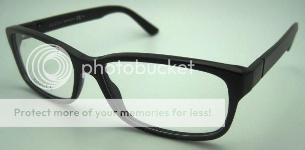 NEW GUCCI GG 1634 29A BLACK RX EYEWEAR FRAME FC  