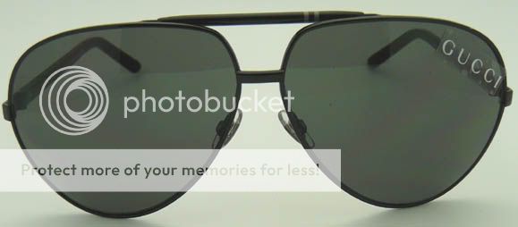 NEW GUCCI GG 1933/S BKSR6 BLACK AVIATOR SUNGLASSES  