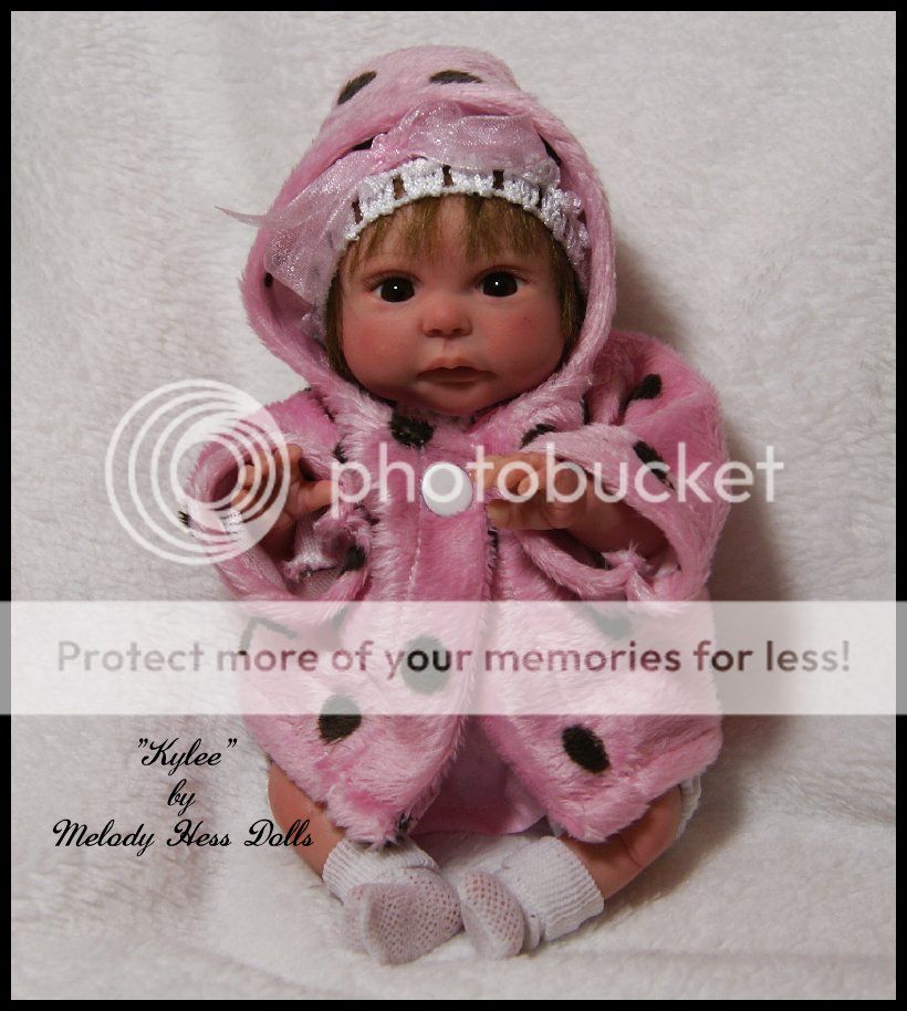 OOAK Hand Sculpted Clay Baby Girl by Melody Hess