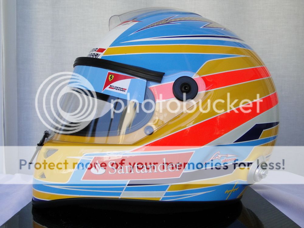 FERNANDO ALONSO 2012 F1 REPLICA HELMET FULL SIZE HELM  