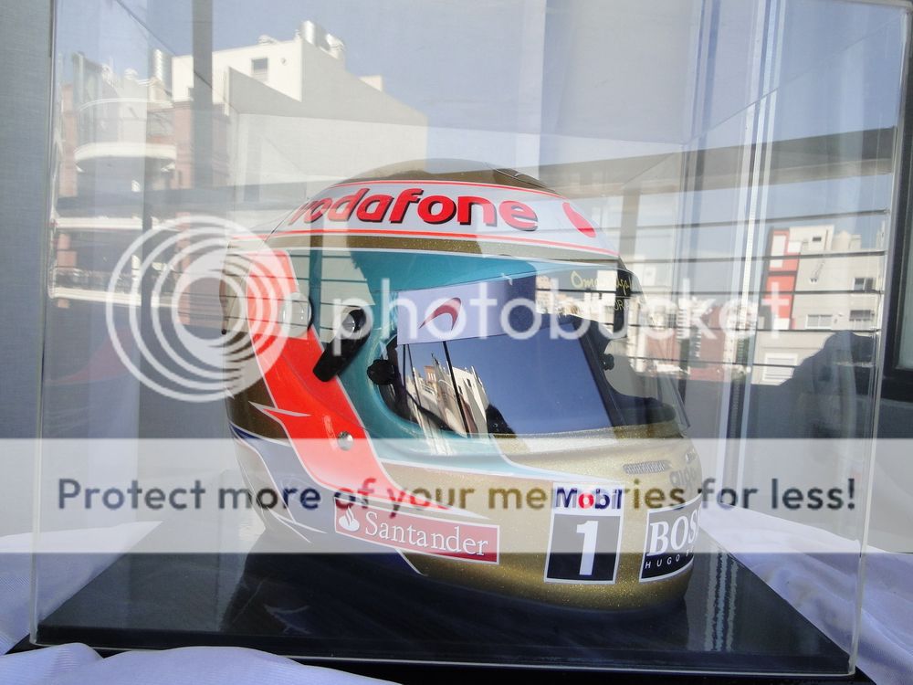 LEWIS HAMILTON 2011 ABU DHABI GP F1 REPLICA HELMET  