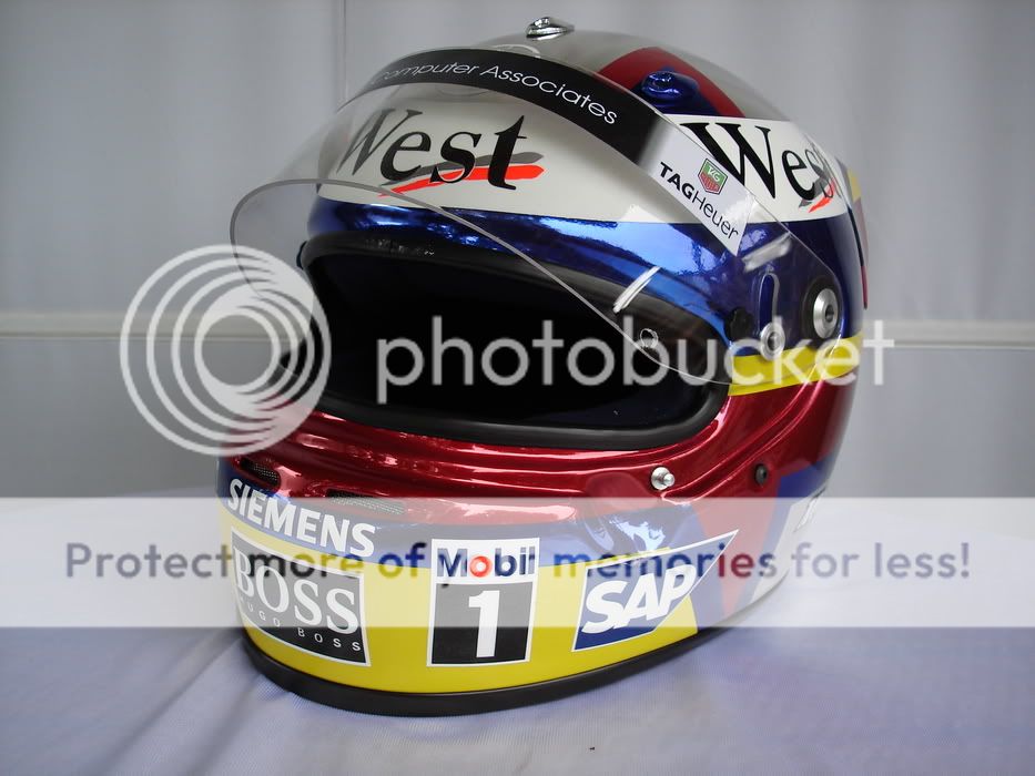 JUAN PABLO MONTOYA 2005 F1 HELMET NASCAR RACING  