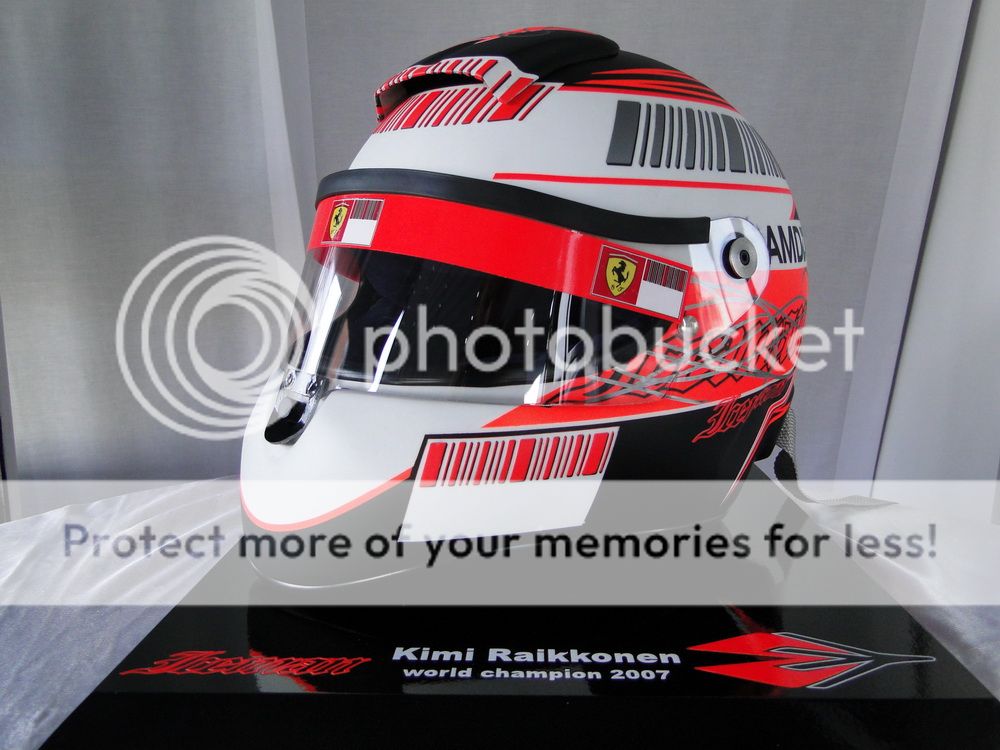 KIMI RAIKKONEN 2007 F1 COMMEMORATIVE F1 REPLICA HELMET  