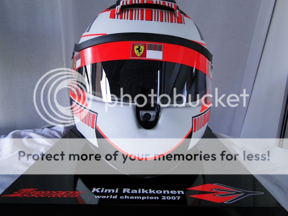 KIMI RAIKKONEN 2007 F1 COMMEMORATIVE F1 REPLICA HELMET  