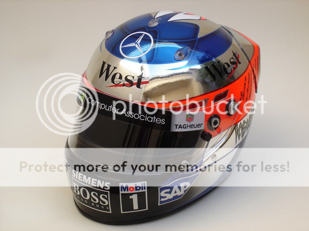 KIMI RAIKKONEN MONACO 2004 F1 HELMET REPLICA FULL SIZE  