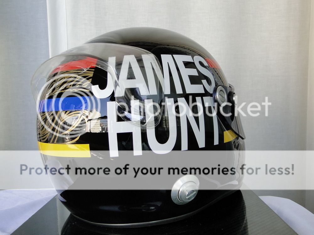 Kimi Raikkonen James Hunt 2012 Tribute F1 Replica Helmet Full Size