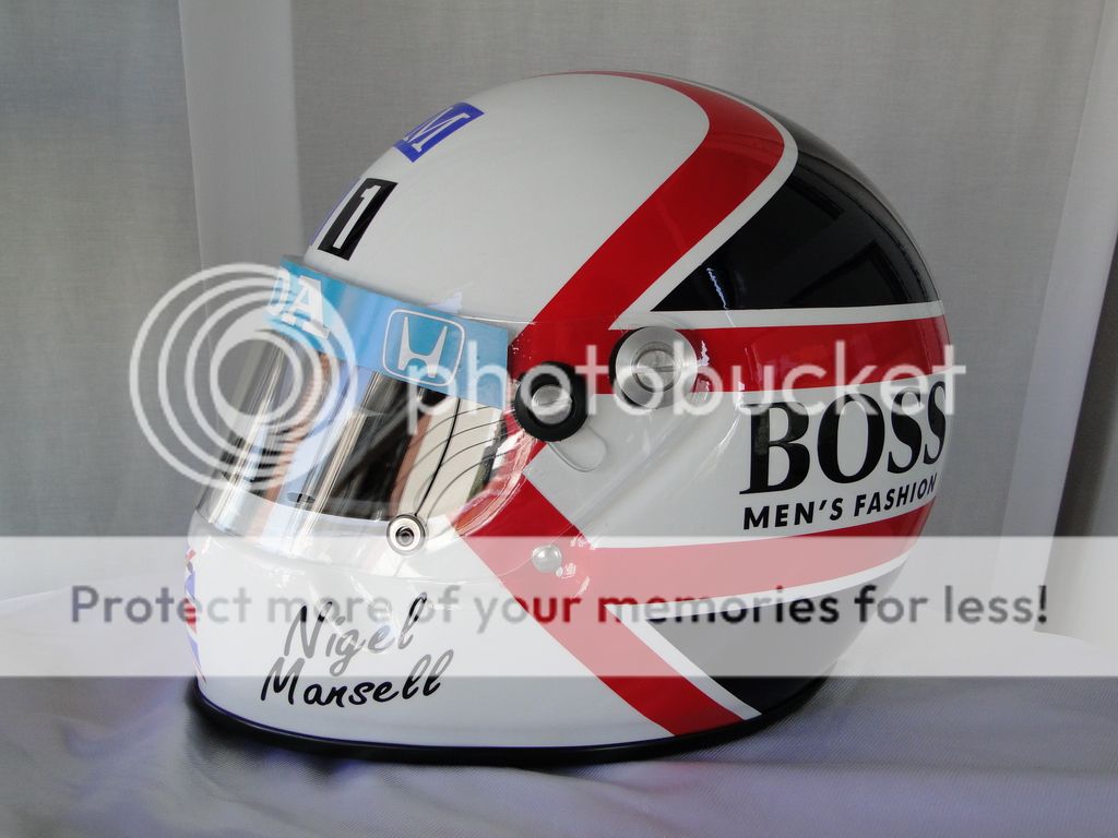 Nigel Mansell 1986 F1 Replica Helmet Full Size Helm