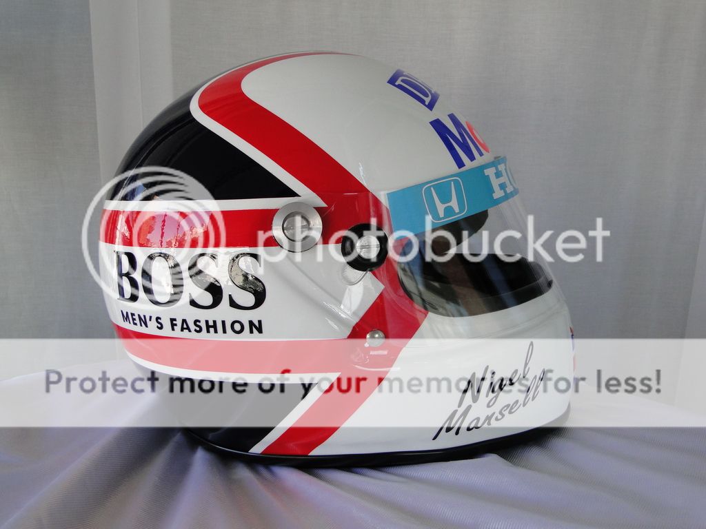 Nigel Mansell 1986 F1 Replica Helmet Full Size Helm