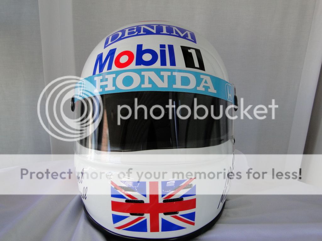 Nigel Mansell 1986 F1 Replica Helmet Full Size Helm