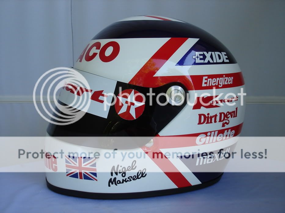 Nigel Mansell 1993 Karting F1 Replica Helmet Full Size