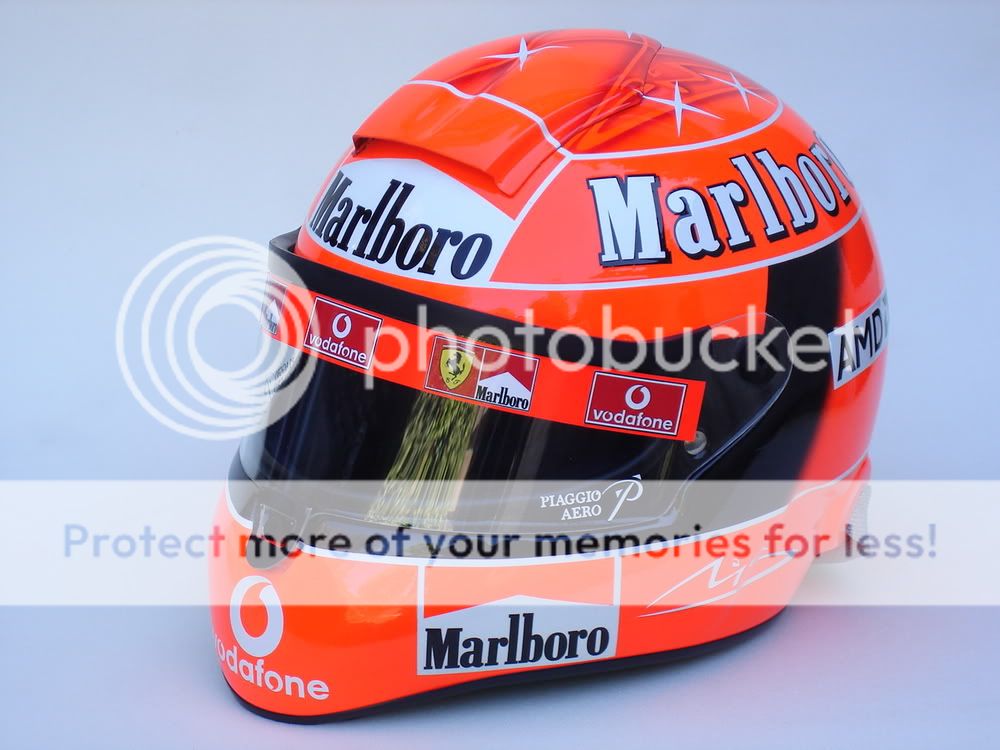 MICHAEL SCHUMACHER 2004 EDITION F1 REPLICA HELMET  