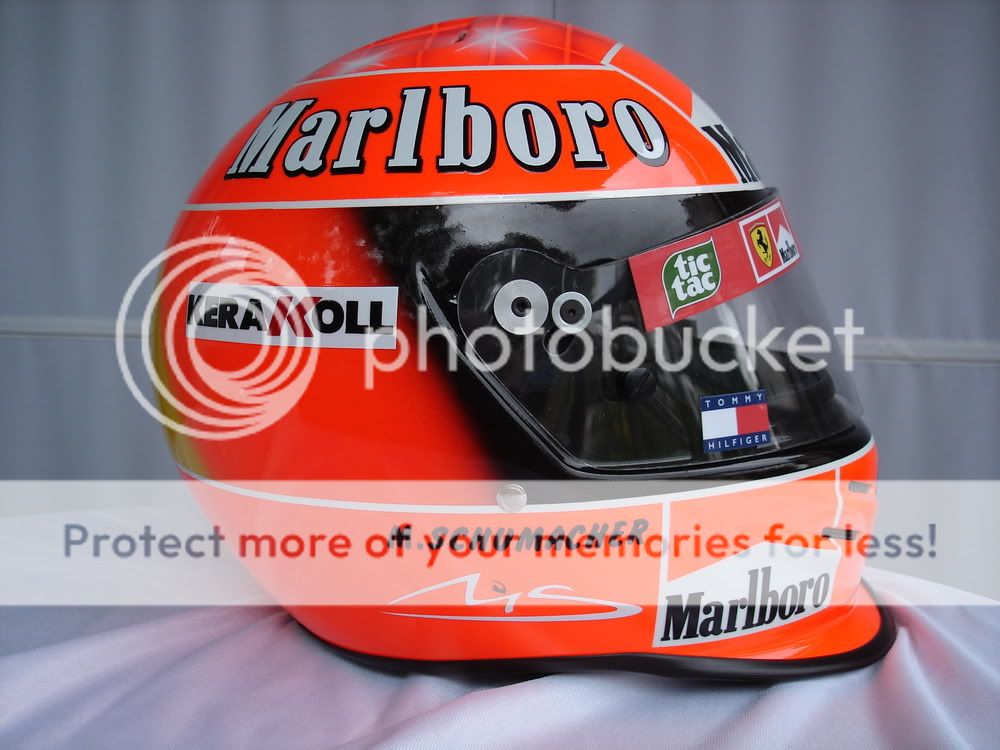 PLEASE CHECK OUR LISTINGS TO SEE MORE HELMETS OF THIS DRIVER, IF THE