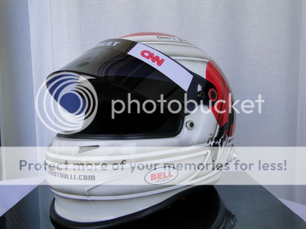 JARNO TRULLI 2011 AUSTRALIA AND JAPAN F1 REPLICA HELMET FULL SIZE HELM 