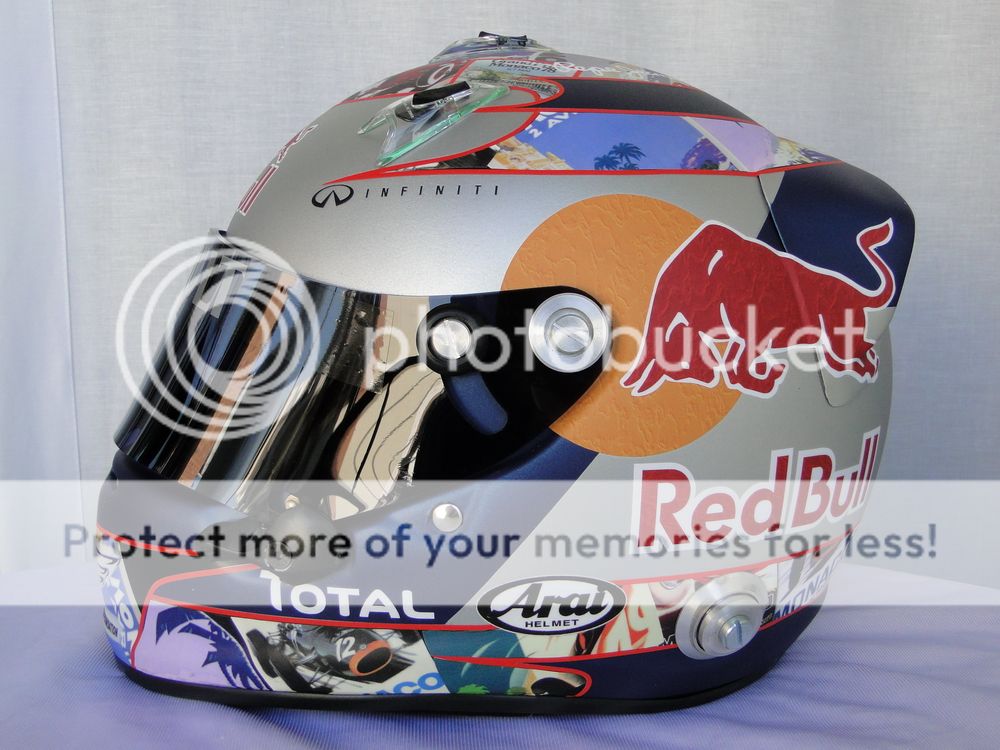 SEBASTIAN VETTEL 2011 MONACO GP F1 HELMET REPLICA HELM  