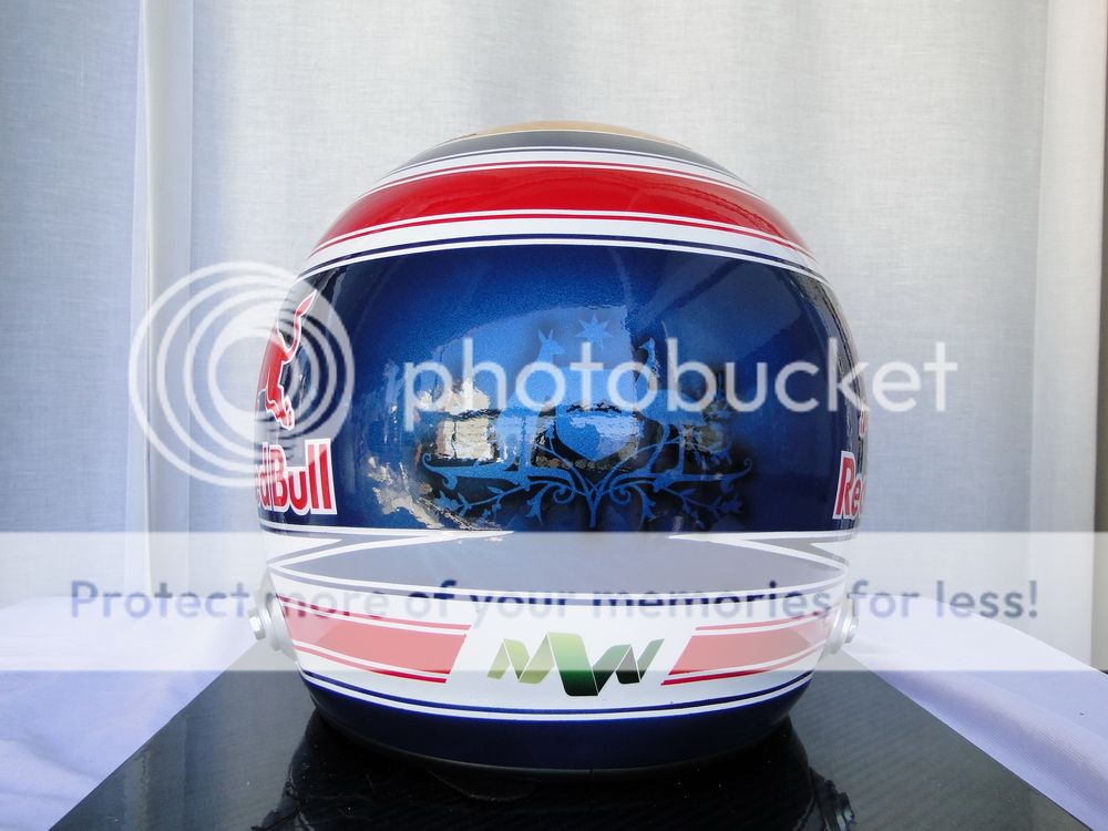 MARK WEBBER 2012 F1 REPLICA HELMET FULL SIZE HELM  