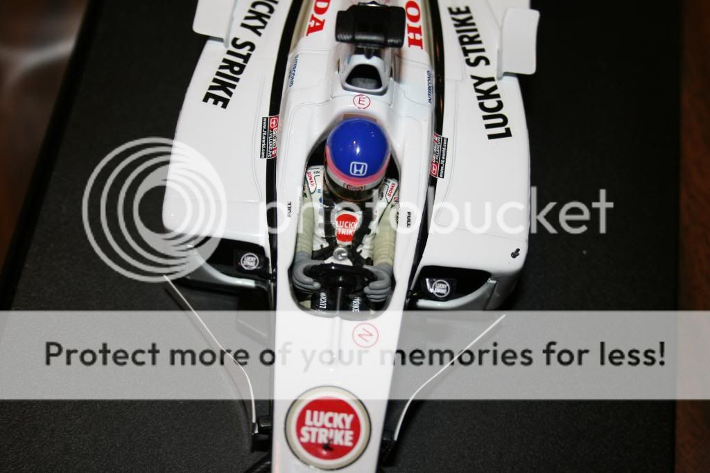 18 Minichamps F1 BAR Honda 003 2001 Jaques Villenueve CUSTOM LUCKY 