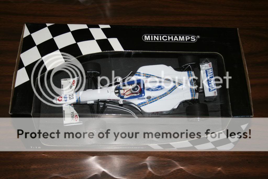 18 Minichamps F1 Stewart Ford SF1 1997 #23 Jan Magnussen HSBC NEW 