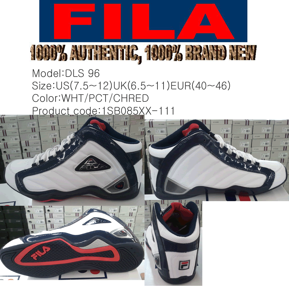 FILA SHOES DSL 96 BLUE WHITE MEN SIZE US10.5/UK9.5/EUR44  