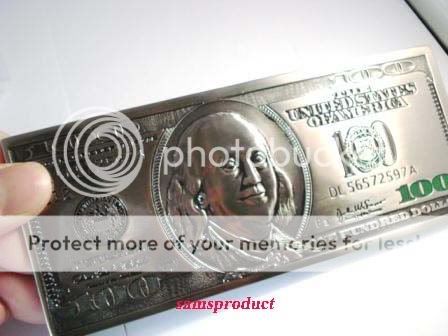 Famous Giant Hundred Dollar Sign Money Belt Buckle  