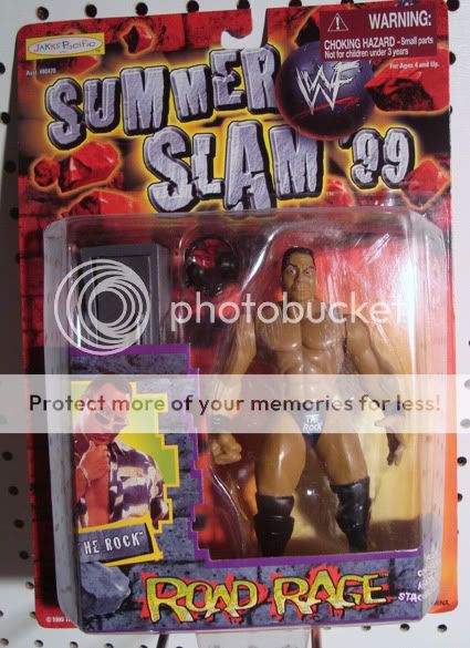 WWF WWE Summer Slam 99 The Rock Road Rage Figure RARE  