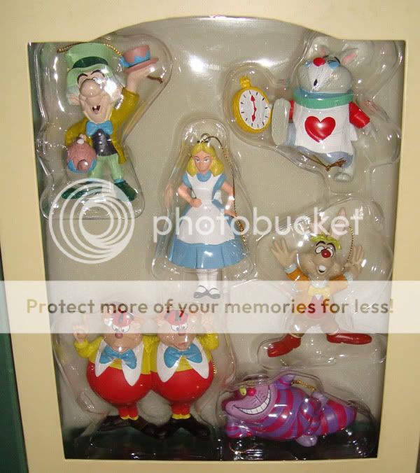 Disney Alice in Wonderland Figure Set NIB  