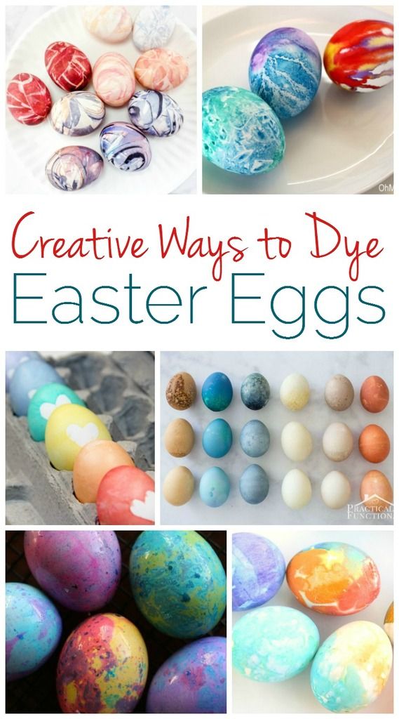 creative egg dye